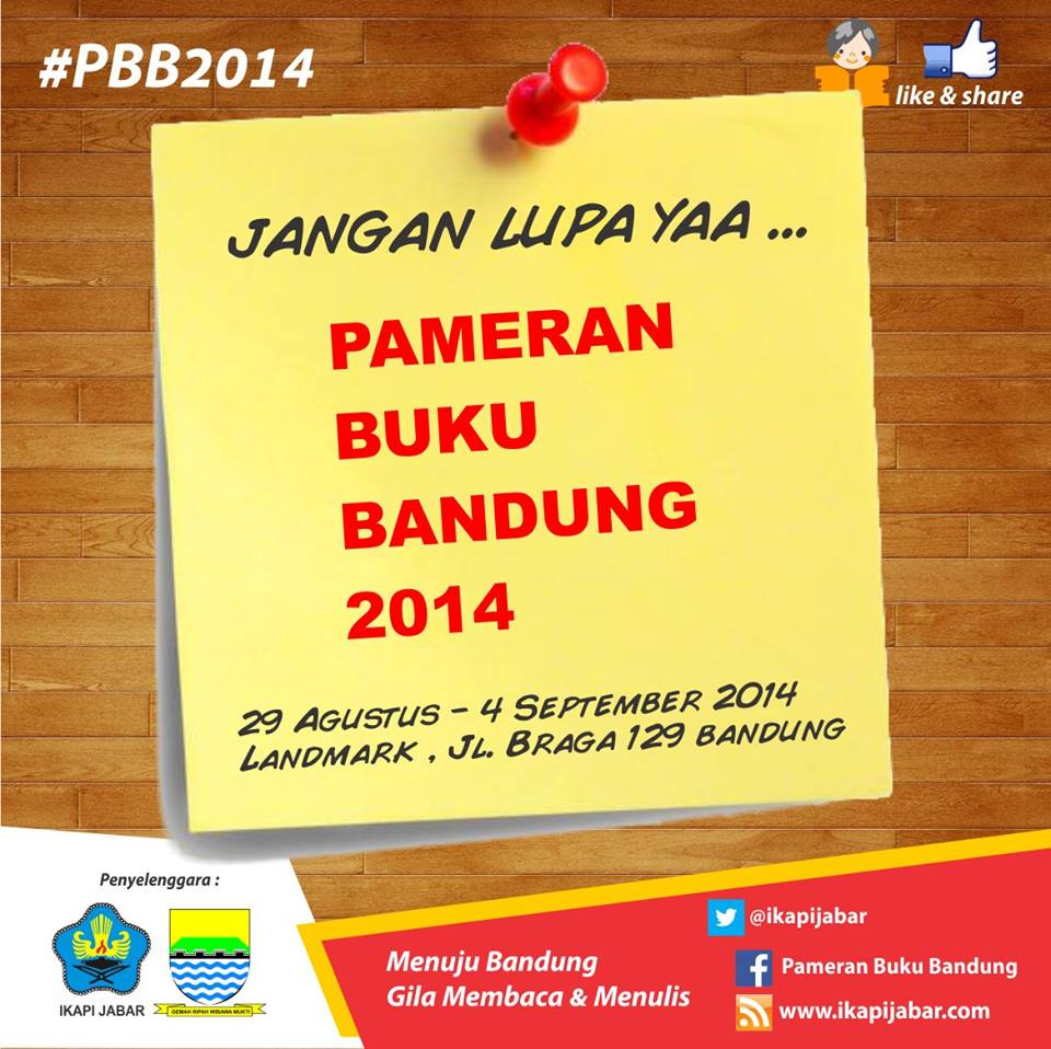 Gila Membaca dan Menulis di Pameran Buku Bandung 2014