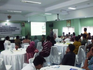 Direktur Marketing Sygma CMC, M. Kh. Rachman saat presentasi Syaamil Digital